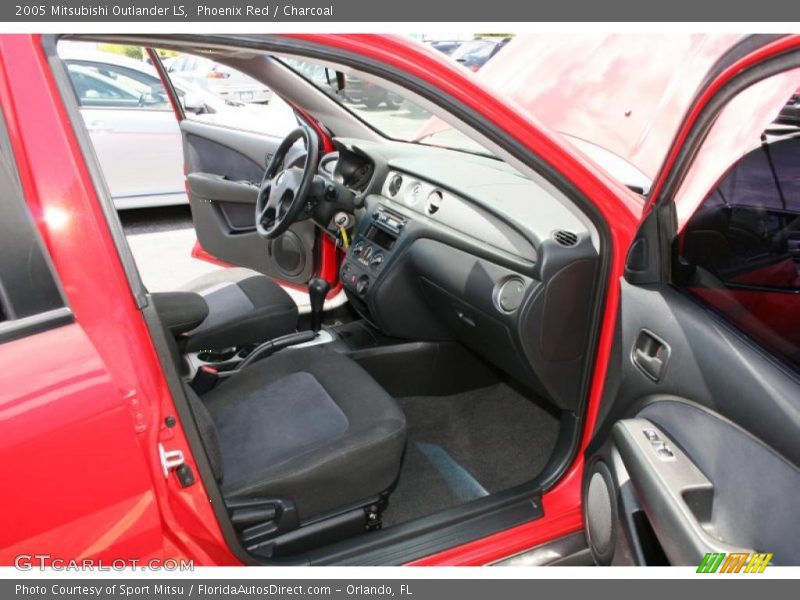 Phoenix Red / Charcoal 2005 Mitsubishi Outlander LS