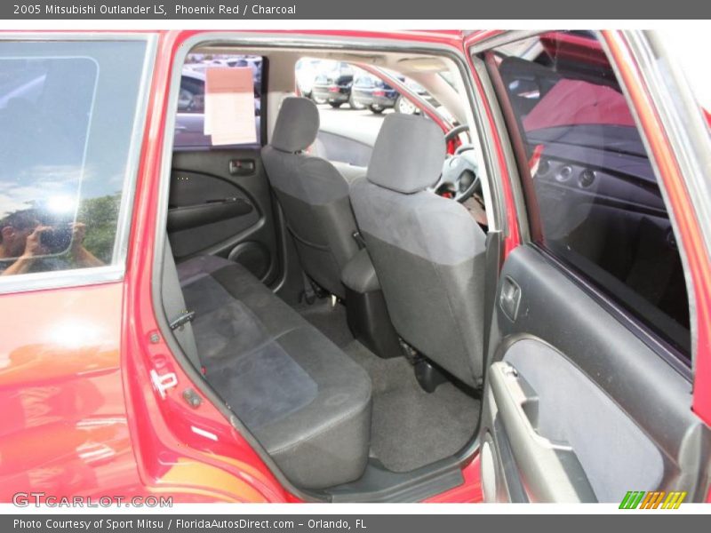 Phoenix Red / Charcoal 2005 Mitsubishi Outlander LS
