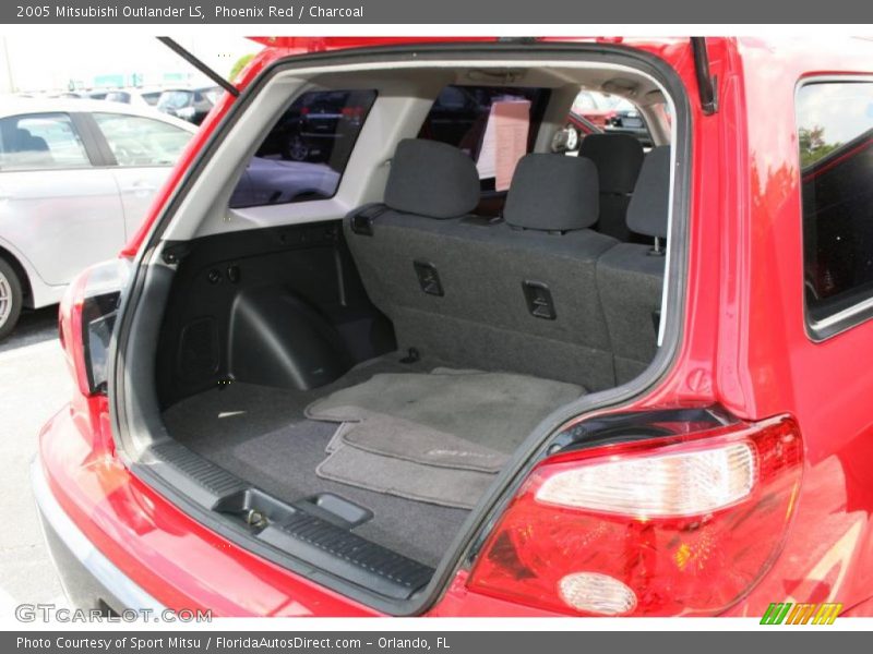 Phoenix Red / Charcoal 2005 Mitsubishi Outlander LS