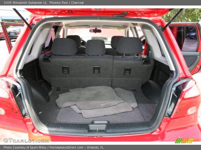 Phoenix Red / Charcoal 2005 Mitsubishi Outlander LS