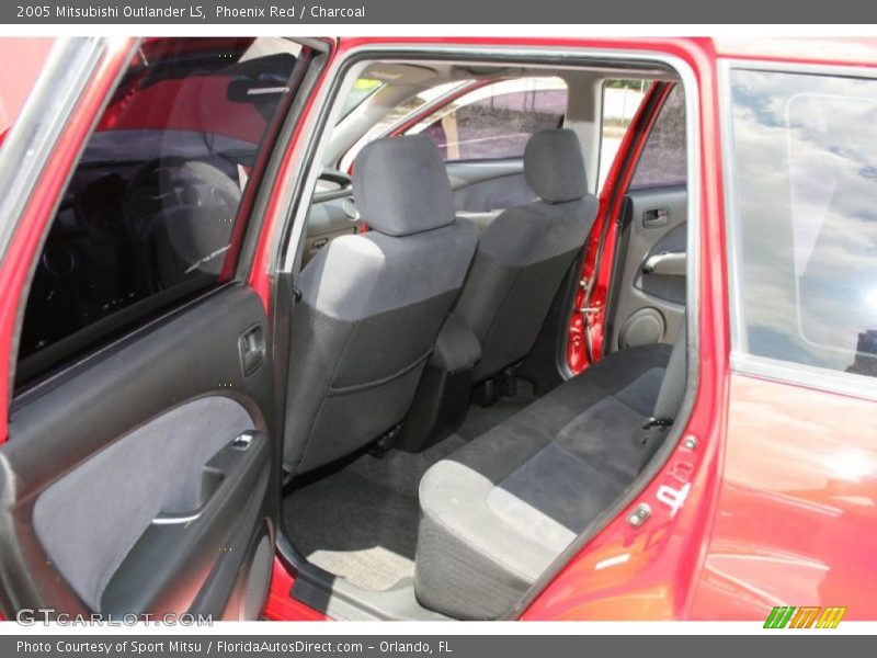 Phoenix Red / Charcoal 2005 Mitsubishi Outlander LS