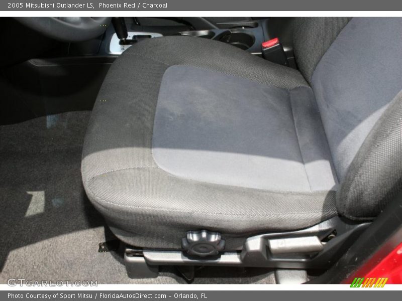 Phoenix Red / Charcoal 2005 Mitsubishi Outlander LS