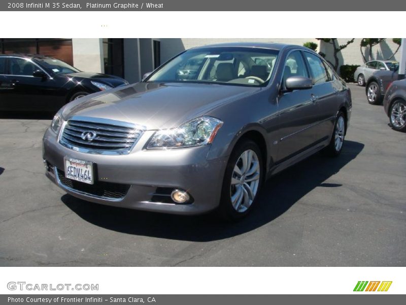 Platinum Graphite / Wheat 2008 Infiniti M 35 Sedan