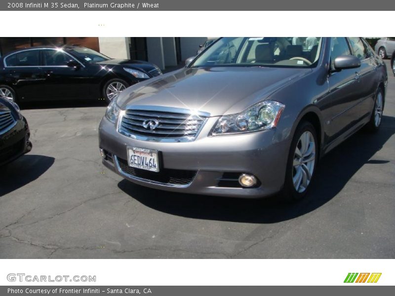 Platinum Graphite / Wheat 2008 Infiniti M 35 Sedan
