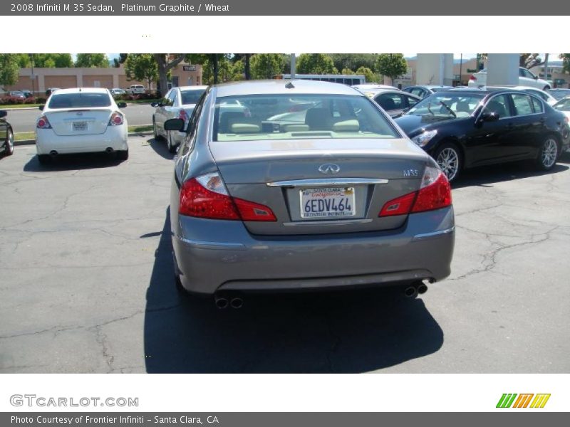 Platinum Graphite / Wheat 2008 Infiniti M 35 Sedan