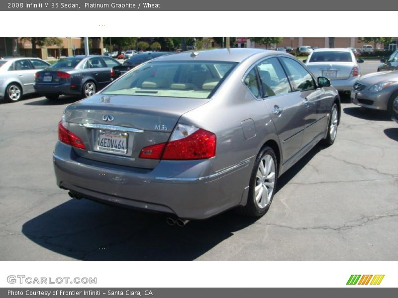 Platinum Graphite / Wheat 2008 Infiniti M 35 Sedan
