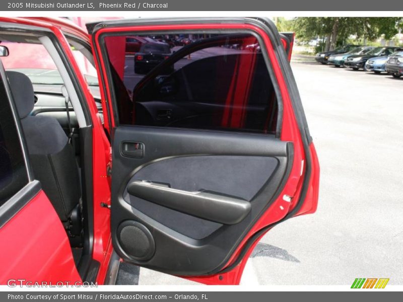 Phoenix Red / Charcoal 2005 Mitsubishi Outlander LS