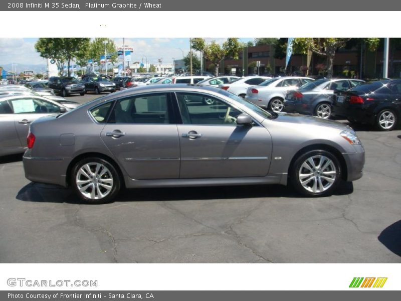 Platinum Graphite / Wheat 2008 Infiniti M 35 Sedan