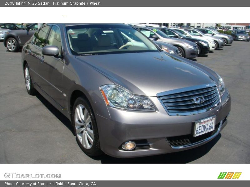 Platinum Graphite / Wheat 2008 Infiniti M 35 Sedan
