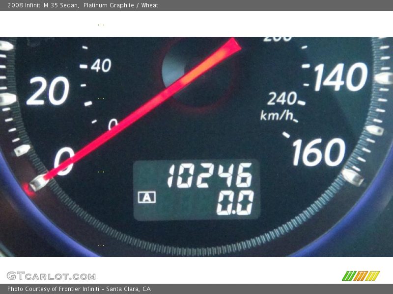 Platinum Graphite / Wheat 2008 Infiniti M 35 Sedan