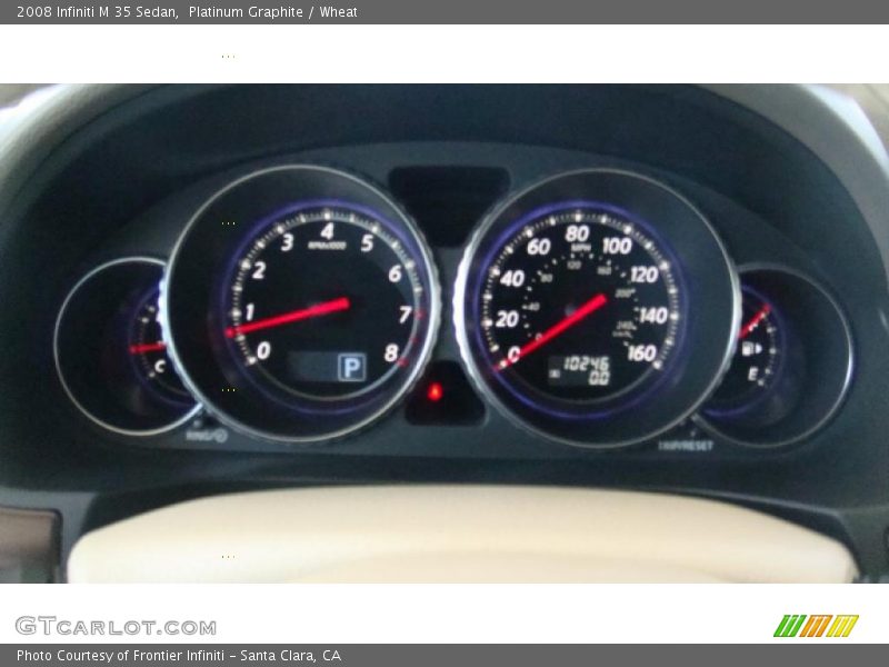 Platinum Graphite / Wheat 2008 Infiniti M 35 Sedan