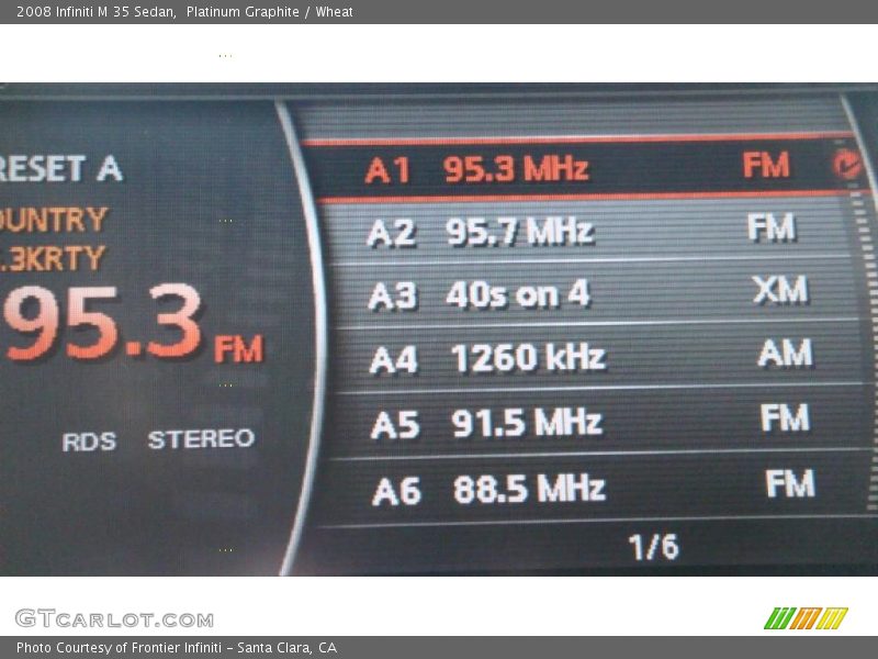 Platinum Graphite / Wheat 2008 Infiniti M 35 Sedan