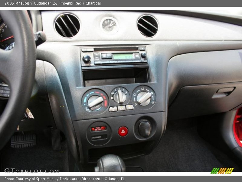 Phoenix Red / Charcoal 2005 Mitsubishi Outlander LS