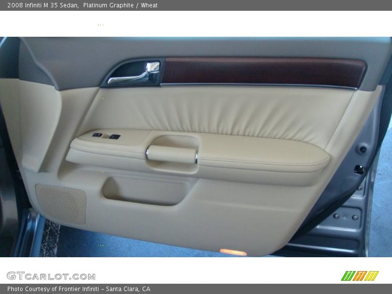 Platinum Graphite / Wheat 2008 Infiniti M 35 Sedan