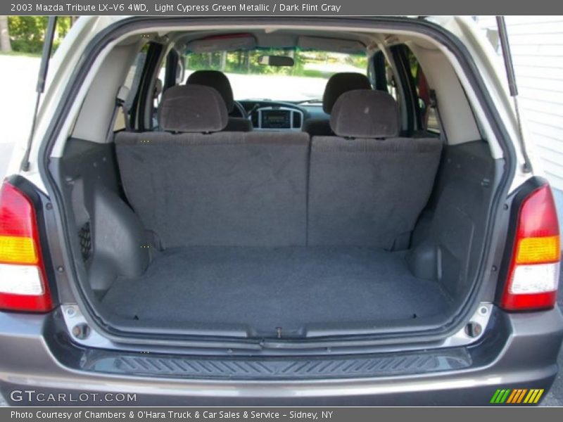 Light Cypress Green Metallic / Dark Flint Gray 2003 Mazda Tribute LX-V6 4WD