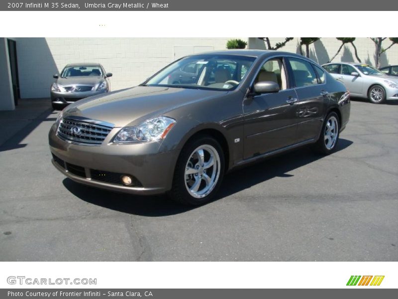Umbria Gray Metallic / Wheat 2007 Infiniti M 35 Sedan