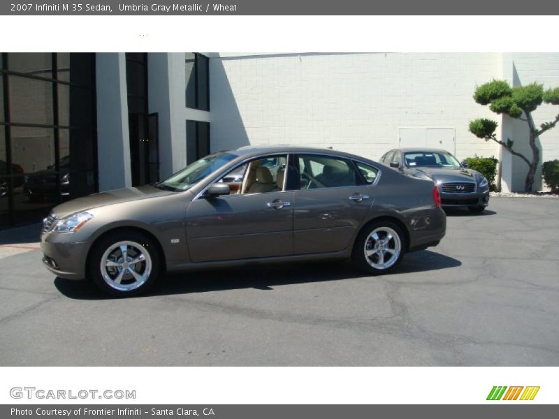 Umbria Gray Metallic / Wheat 2007 Infiniti M 35 Sedan