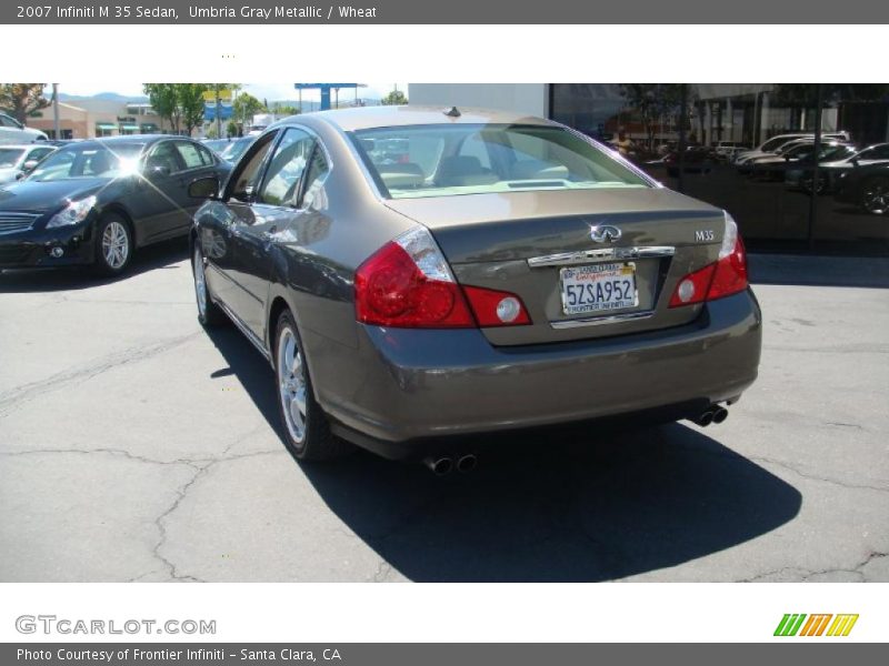 Umbria Gray Metallic / Wheat 2007 Infiniti M 35 Sedan