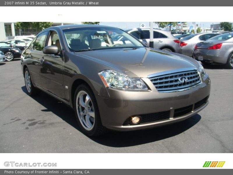 Umbria Gray Metallic / Wheat 2007 Infiniti M 35 Sedan