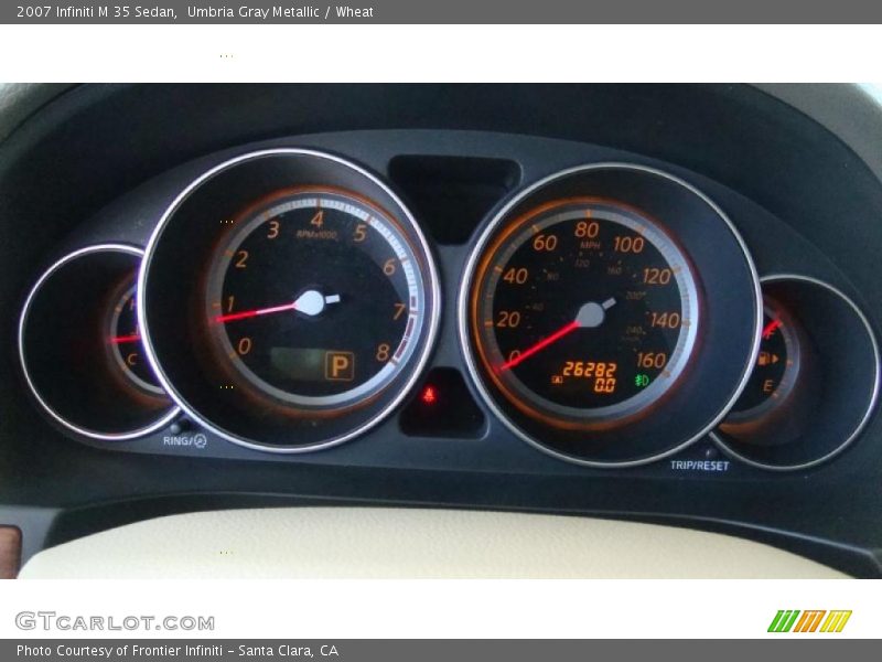 Umbria Gray Metallic / Wheat 2007 Infiniti M 35 Sedan