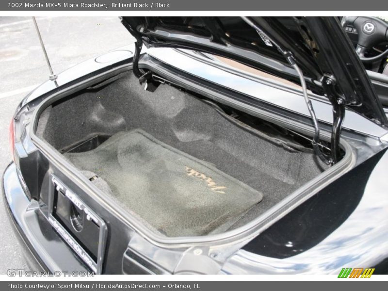 Brilliant Black / Black 2002 Mazda MX-5 Miata Roadster