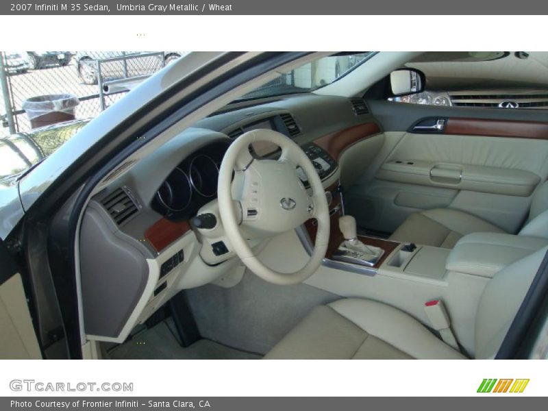 Umbria Gray Metallic / Wheat 2007 Infiniti M 35 Sedan