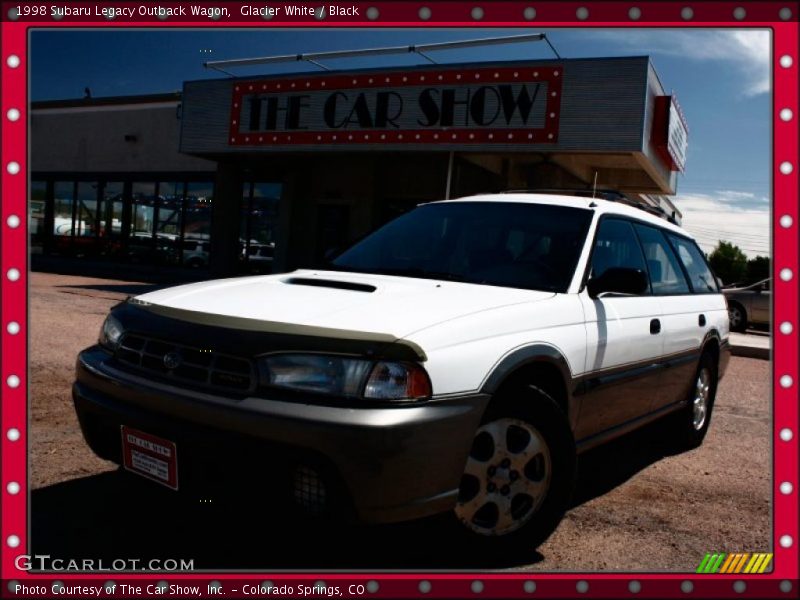 Glacier White / Black 1998 Subaru Legacy Outback Wagon