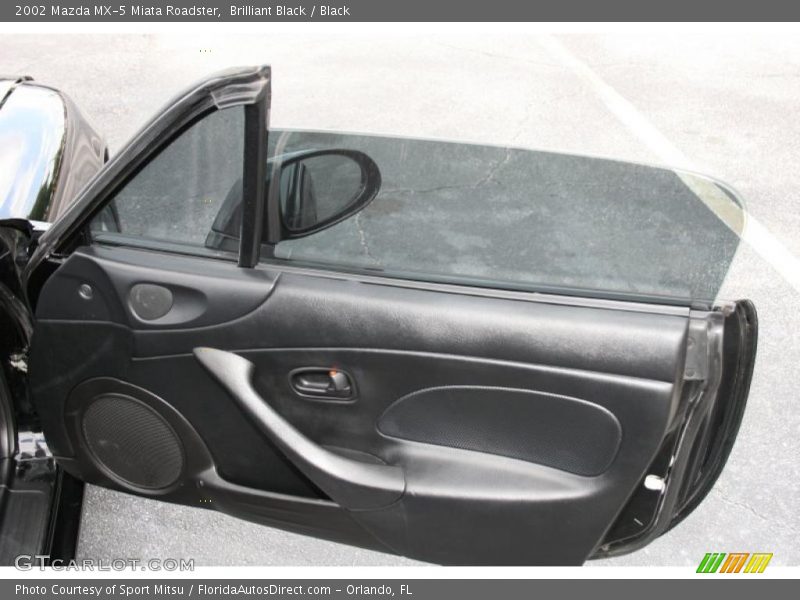 Brilliant Black / Black 2002 Mazda MX-5 Miata Roadster