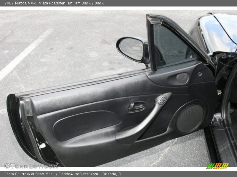 Brilliant Black / Black 2002 Mazda MX-5 Miata Roadster
