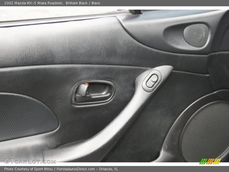 Brilliant Black / Black 2002 Mazda MX-5 Miata Roadster