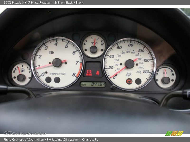 Brilliant Black / Black 2002 Mazda MX-5 Miata Roadster