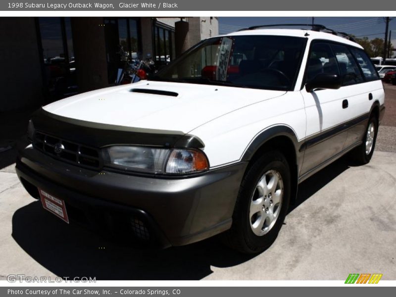 Glacier White / Black 1998 Subaru Legacy Outback Wagon