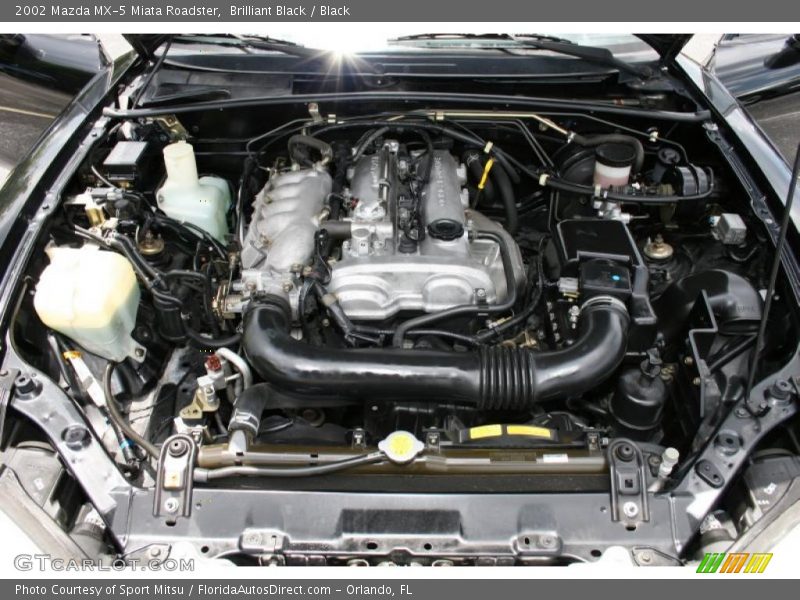 Brilliant Black / Black 2002 Mazda MX-5 Miata Roadster