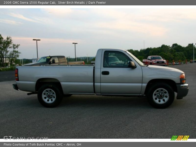 Silver Birch Metallic / Dark Pewter 2006 GMC Sierra 1500 Regular Cab
