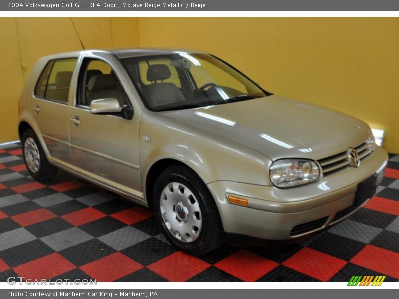Mojave Beige Metallic / Beige 2004 Volkswagen Golf GL TDI 4 Door