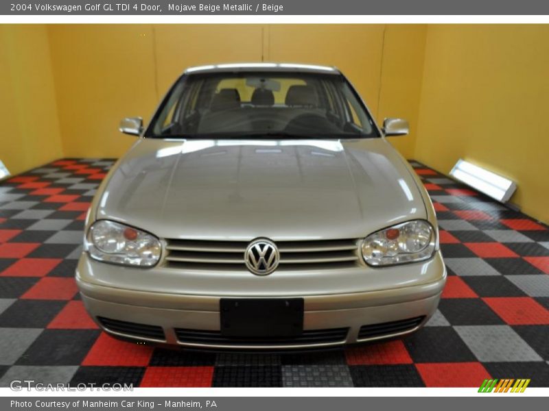 Mojave Beige Metallic / Beige 2004 Volkswagen Golf GL TDI 4 Door