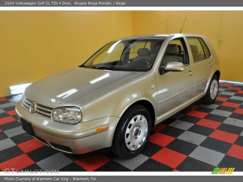 Mojave Beige Metallic / Beige 2004 Volkswagen Golf GL TDI 4 Door