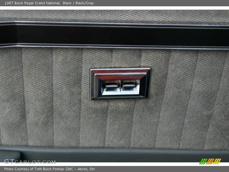 Black / Black/Gray 1987 Buick Regal Grand National