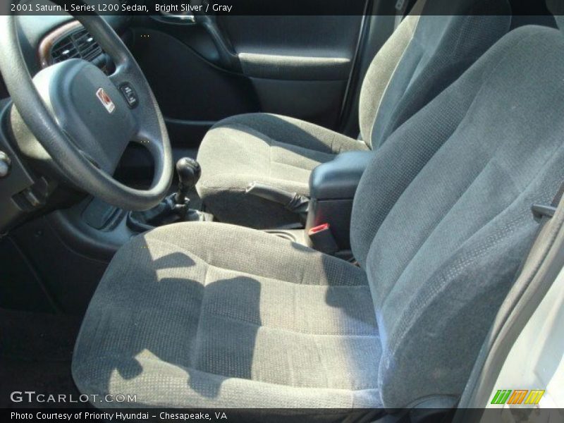 Bright Silver / Gray 2001 Saturn L Series L200 Sedan