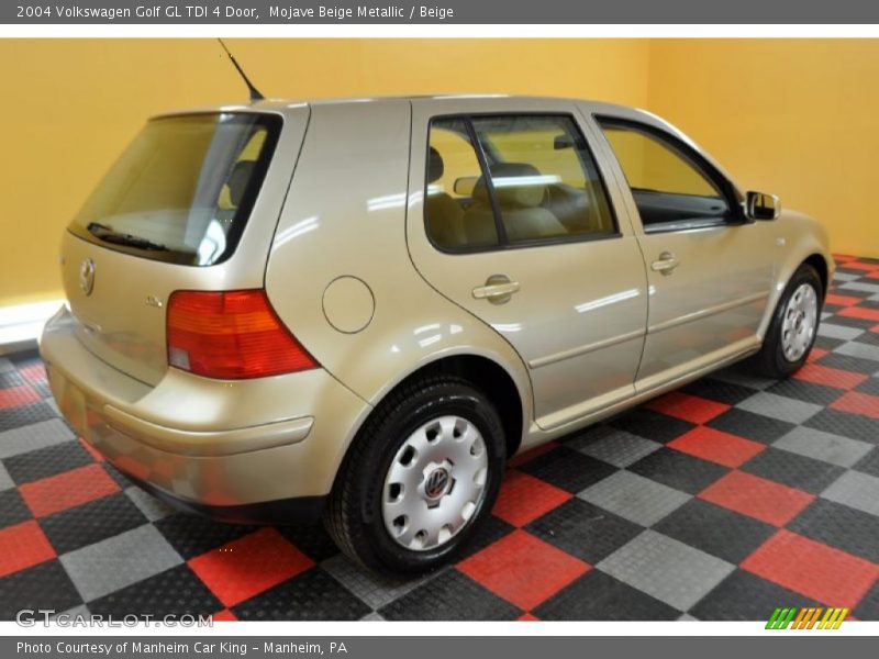 Mojave Beige Metallic / Beige 2004 Volkswagen Golf GL TDI 4 Door