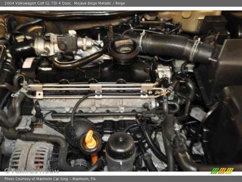 Mojave Beige Metallic / Beige 2004 Volkswagen Golf GL TDI 4 Door