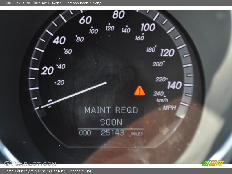 Bamboo Pearl / Ivory 2008 Lexus RX 400h AWD Hybrid