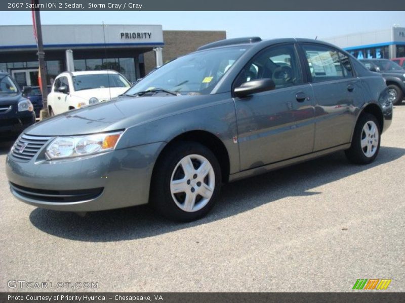 Storm Gray / Gray 2007 Saturn ION 2 Sedan