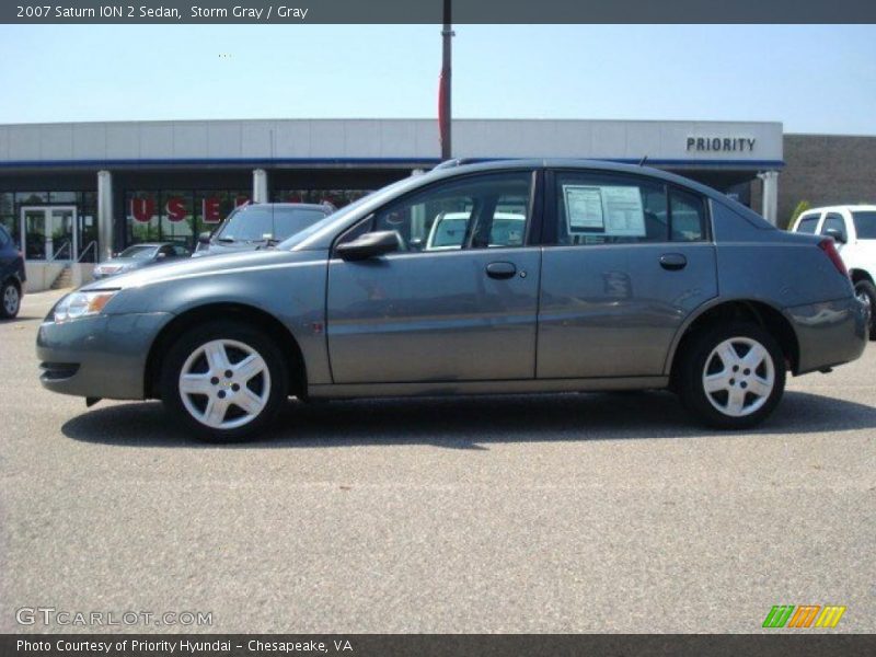 Storm Gray / Gray 2007 Saturn ION 2 Sedan