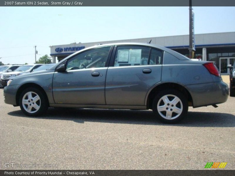 Storm Gray / Gray 2007 Saturn ION 2 Sedan