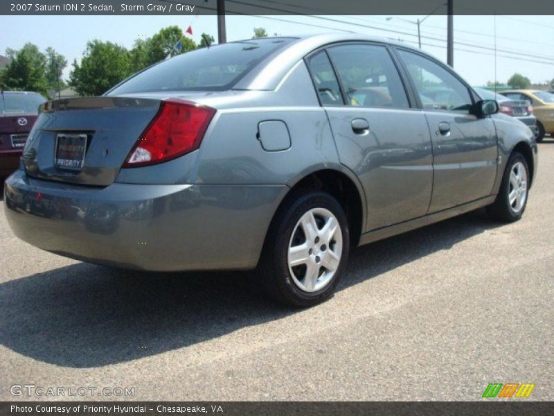 Storm Gray / Gray 2007 Saturn ION 2 Sedan