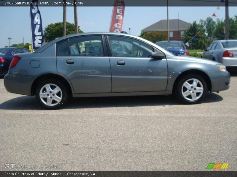 Storm Gray / Gray 2007 Saturn ION 2 Sedan