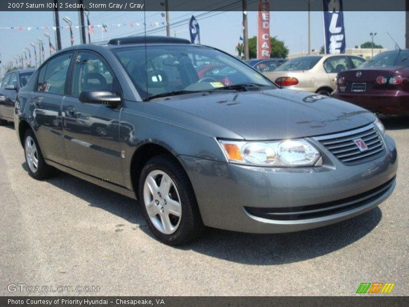 Storm Gray / Gray 2007 Saturn ION 2 Sedan