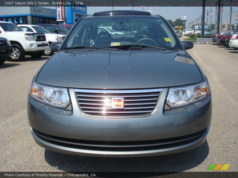 Storm Gray / Gray 2007 Saturn ION 2 Sedan