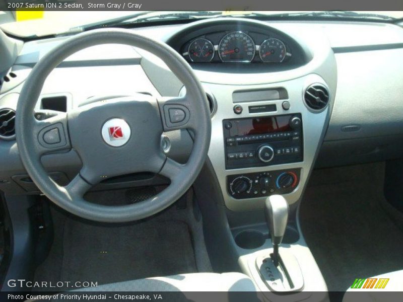 Storm Gray / Gray 2007 Saturn ION 2 Sedan